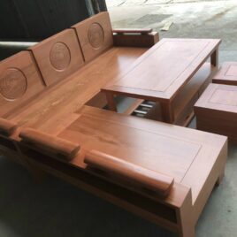 Sofa gỗ sồi tự nhiên